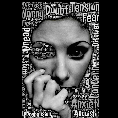 worry doubt image of womans face