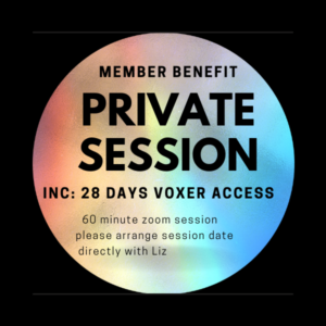 private session with voxer access